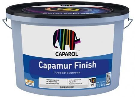Краска фасадная усиленная силоксаном Caparol CAPAMUR FINISH