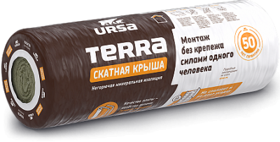 TERRA Маты теплозвукоизоляционные 35N Скатная крыша 3000-1200-200 (1 уп./0,72 м3;)
