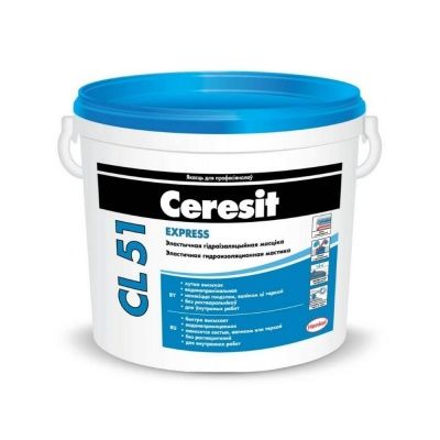 Ceresit CL 51 мастика гидроизоляционная ведро 2 кг