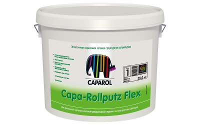 Защитно-отделочная штукатурка фасадная Capa-Rollputz Flex (Капа-Роллпутц Флекс)